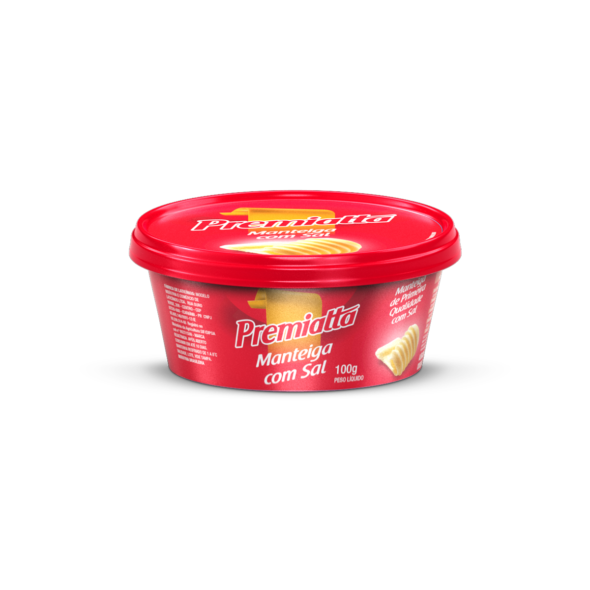 Manteiga com sal pote 100g