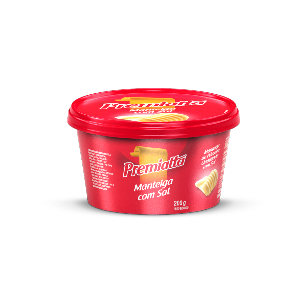 Manteiga com sal pote 200g
