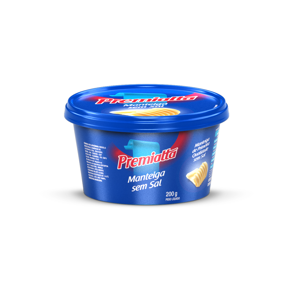 Manteiga sem sal pote 200g