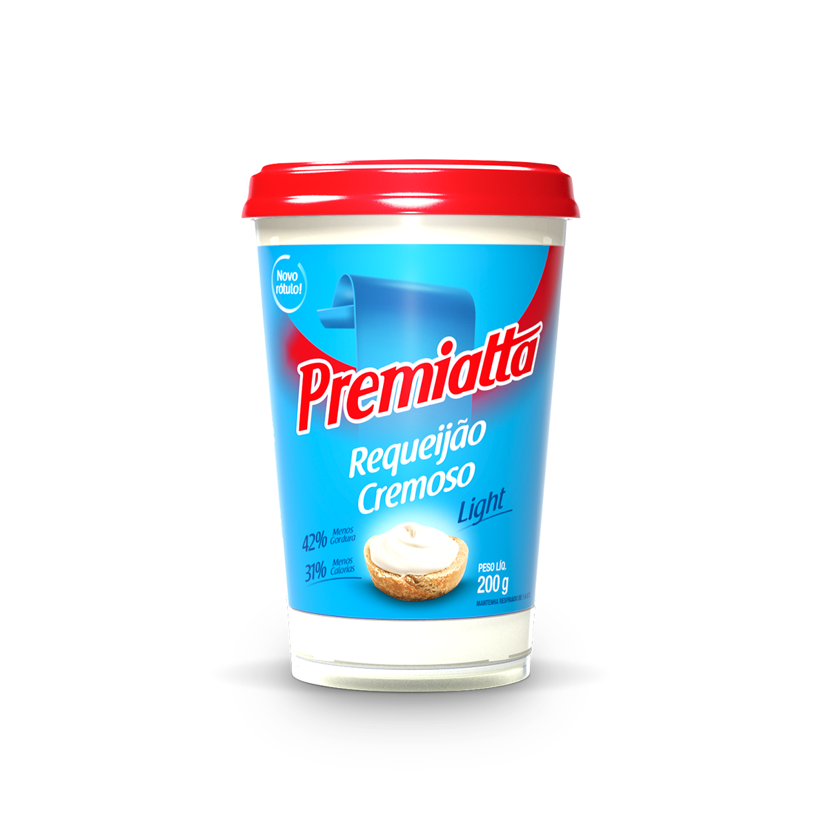 Requeijão Cremoso Light 200g